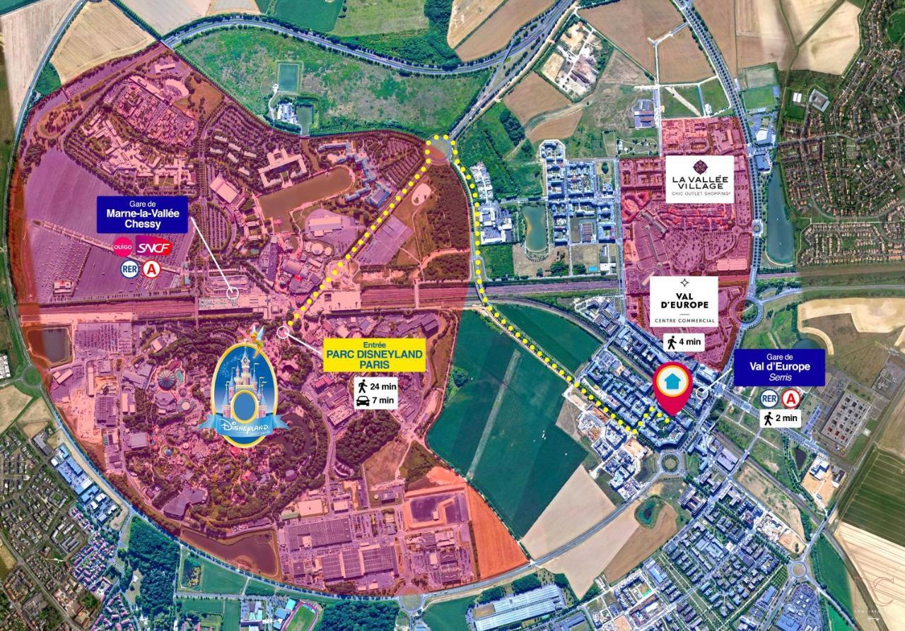 Disneyland-Paris 7 Pers, Netflix, Wifi, 2 Parking シェシー エクステリア 写真